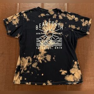 Beartooth Band Est. 2012 Columbus Ohio Brown Tie Dye Shirt - Size XL (Fit Large)